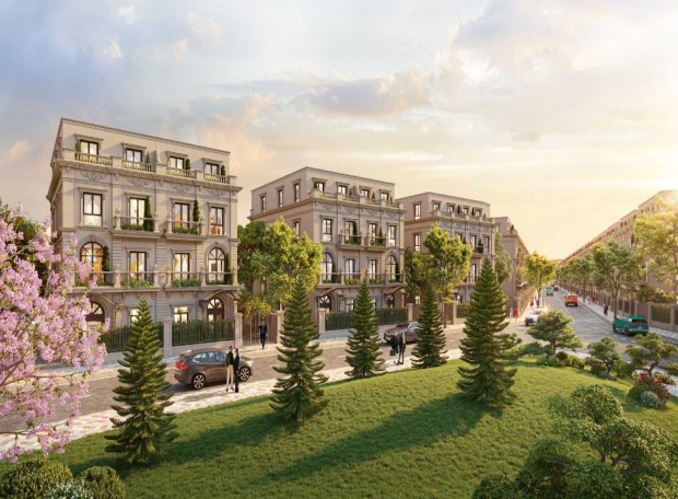 Thiết kế biệt thự song lập Bắc Thăng Long Urban City